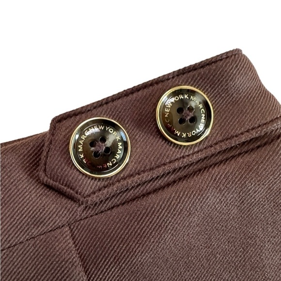 Marc New York by Andrew Marc Chocolate Brown Skirt Size Medium - Picture 4 of 14
